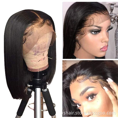 Hot Selling 613 Full Lace Bob 5X5 Closure 150% 4X4 40 Inch Front Short Human Hair Wig For Black Woman
